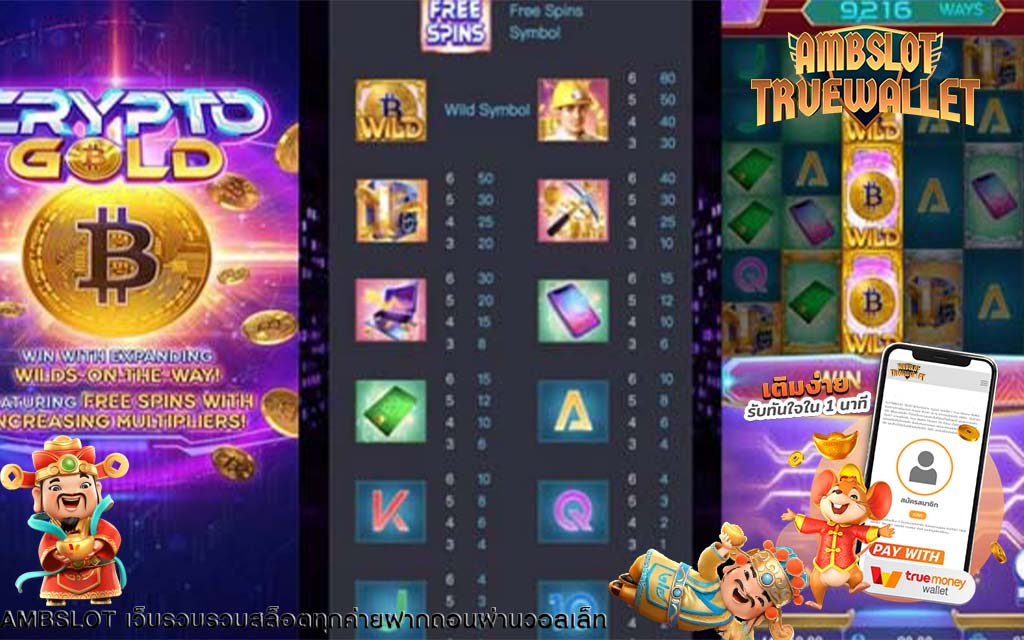 รีวิวเกมสล็อต Crypto Gold คริปโตทองคำ