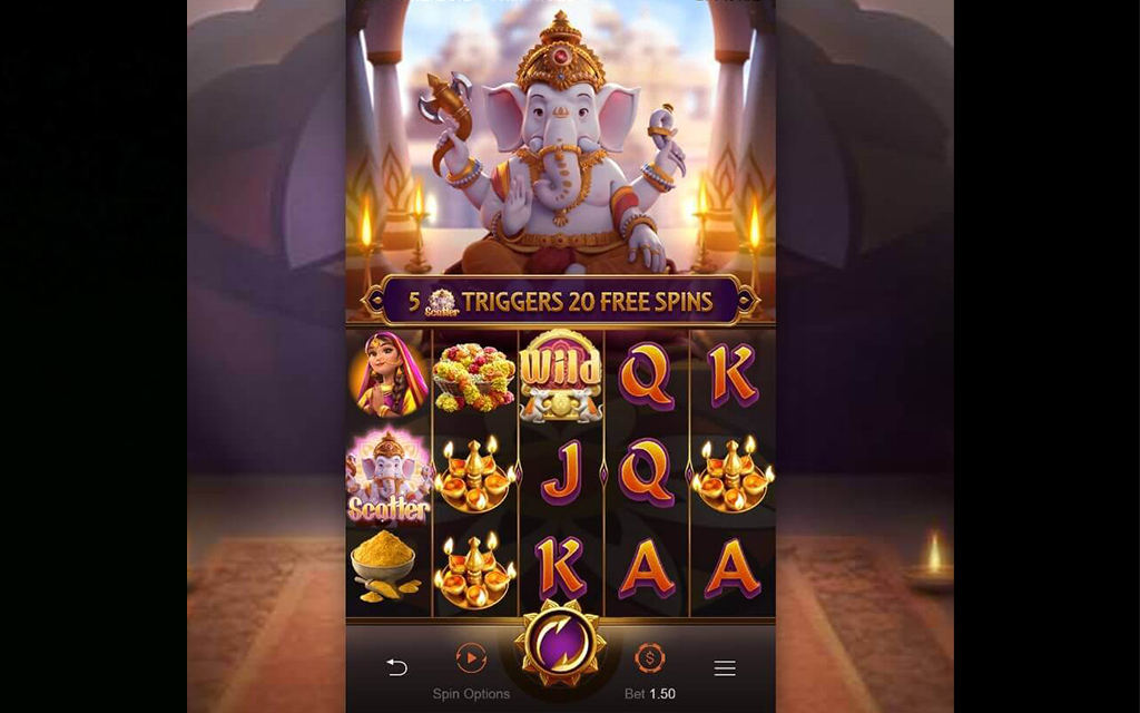 2 รีวิวเกมส์สล็อต Ganesha Gold 1