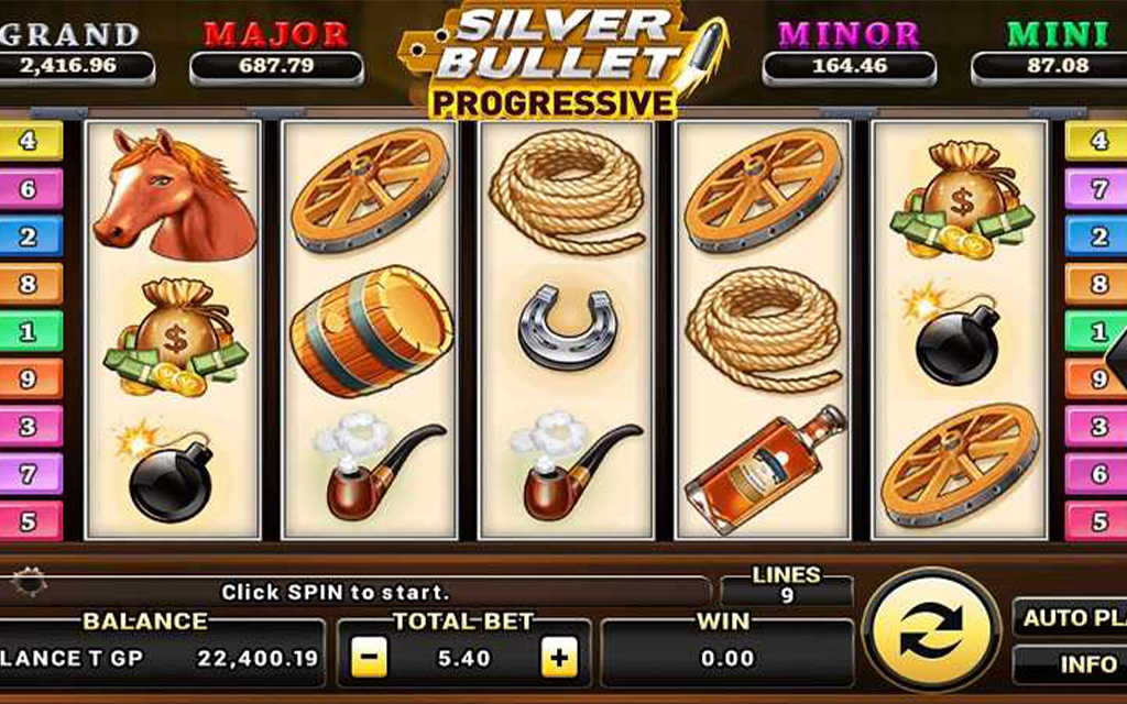 2 รีวิวเกมส์สล็อต SilverBullet Progressive