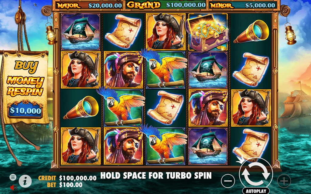 2 รีวิวเกมส์สล็อต Pirate Gold Deluxe