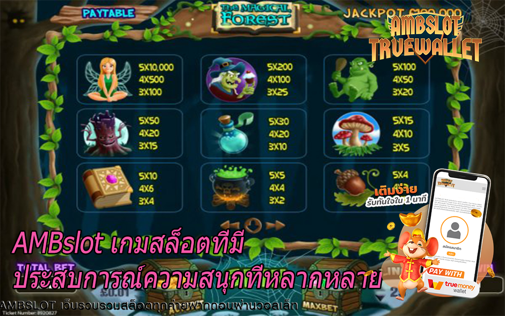 AMBslot เกมสล็อตที่มีประสบการณ์ความสนุกที่หลากหลาย